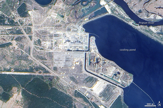 Illustration for article titled Satellite Image Interpretation of Chernobyl